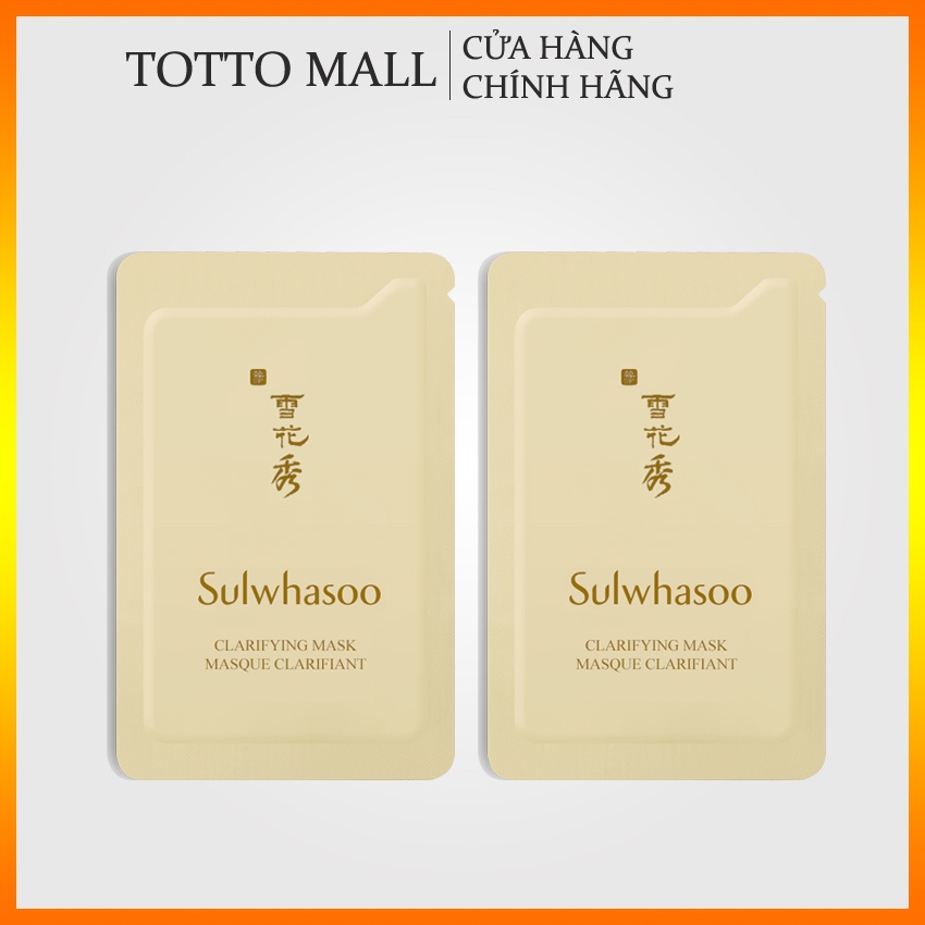 [New 24 gói] Mặt nạ lột Sulwhasoo Clarifying Mask 3ml/gói