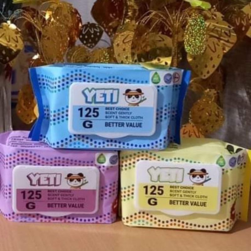 Khăn Giấy Ướt YeTi Thái Lan Không Mùi 125gr