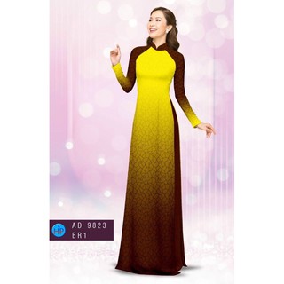 Vải may áo dài màu chuyển sắc