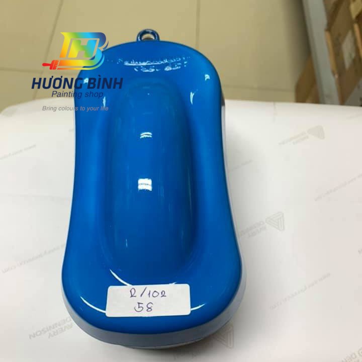 Sơn xịt Samurai màu Xanh Dương Huỳnh Quang - 58 (400ml)