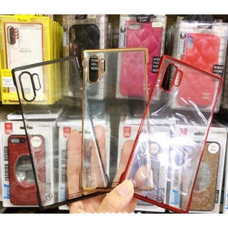 Ốp lưng Sulada viền màu Galaxy Note 10 Plus/ Note 10+ Lưng cứng viền mạ Crow ( Sang Trọng )