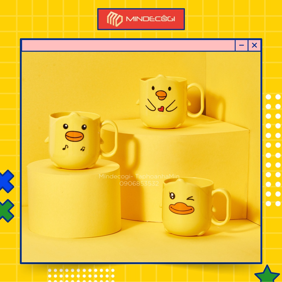 Bát Úp Mì, Tô Đựng Canh - Lõi Inox 304 Hình Vịt Siêu Yêu