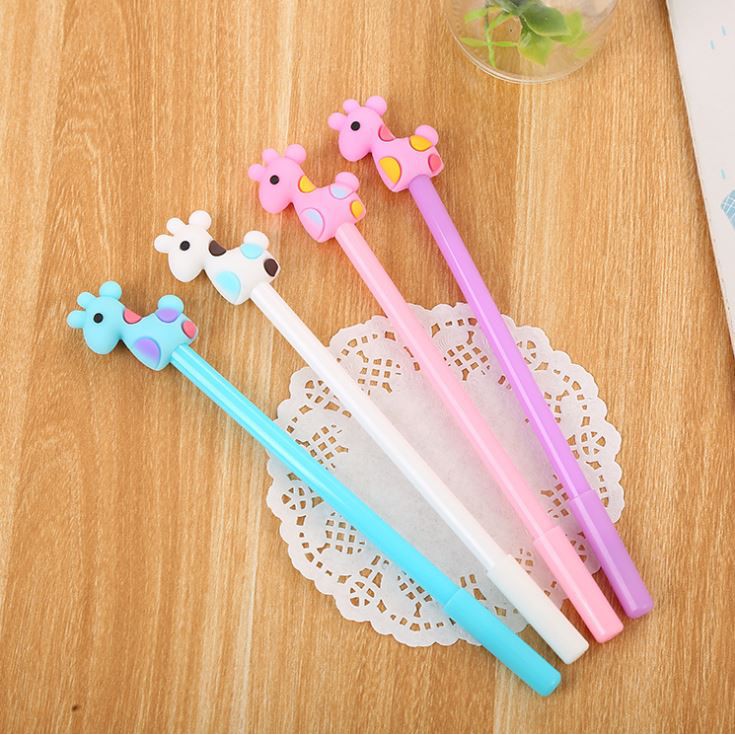 Bút Gel Nước Mực Đen Hươu Nhiều Màu H46