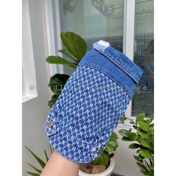 ÁO KHOÁC JEAN NY CỤT TAY CHO CHÓ MÈO