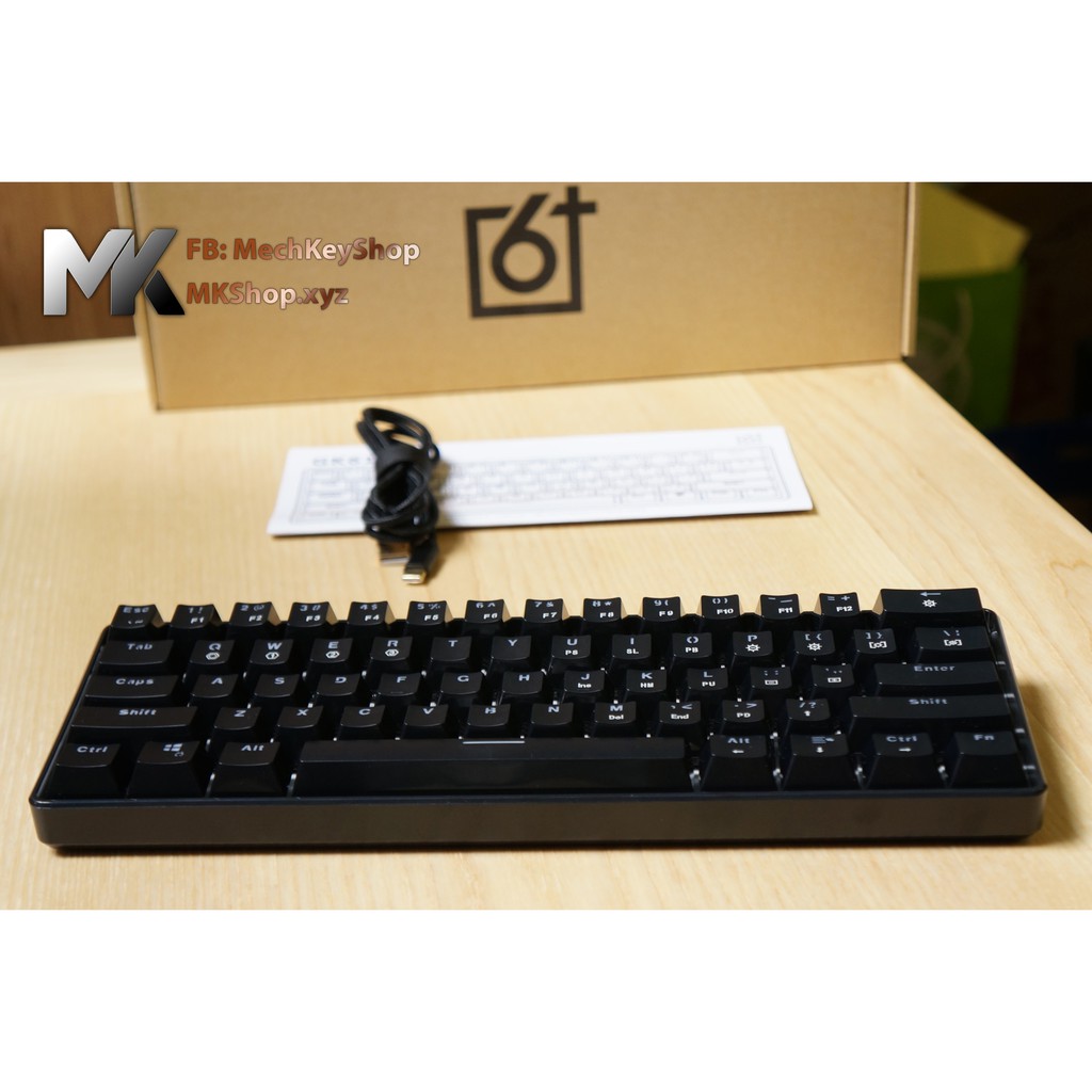 [Mã ELMSHX hoàn 8% xu đơn 500K] Bàn phím cơ GK61 - RGB, Gateron switch quang học | BigBuy360 - bigbuy360.vn