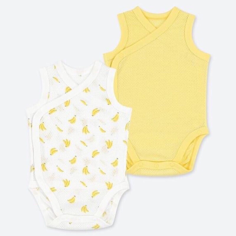 Bộ liền thân body uniqlo thông hơi cho bé trai bé gái