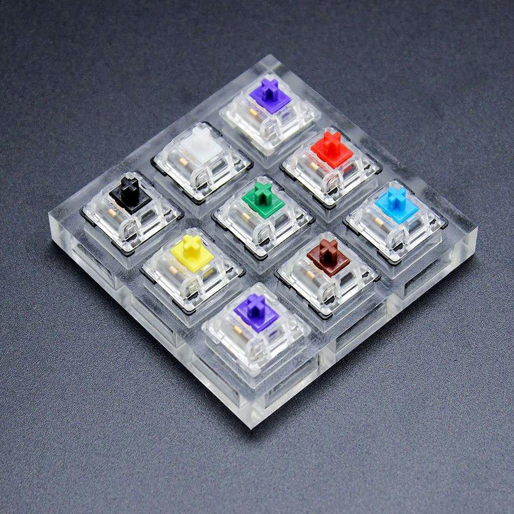 Thiết Bị Kiểm Tra Công Tắc Phím MX YMDK 9 Nút | Cherry Gateron Kailh | Zealio Ngọc Bích Hải Quân | Bàn Phím Cơ MX DIY