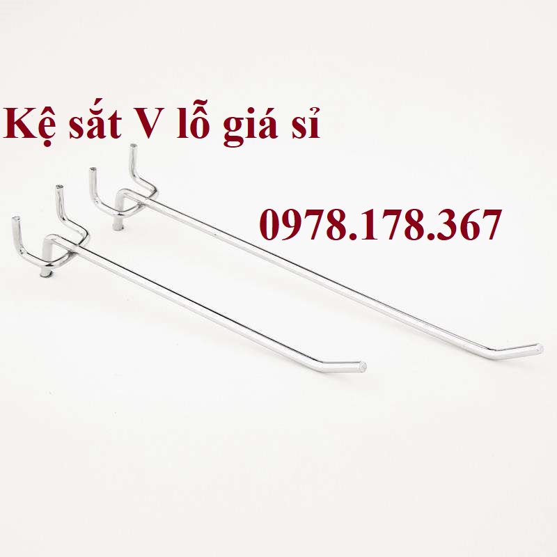 Móc bổng treo kệ siêu thị lưng tôn lỗ, móc treo phụ kiện điện thoại, móc treo trang trí Decor