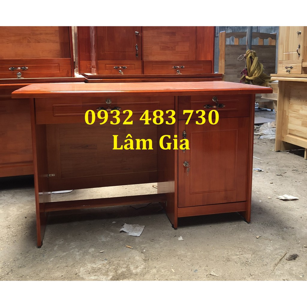 Bàn làm việc gỗ 1m2x75x60 (HCM)