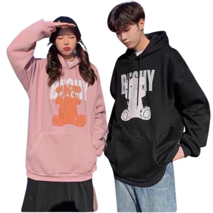 Áo hoodie form rộng chất nỉ ngoại cao cấp dày đẹp - SNH01