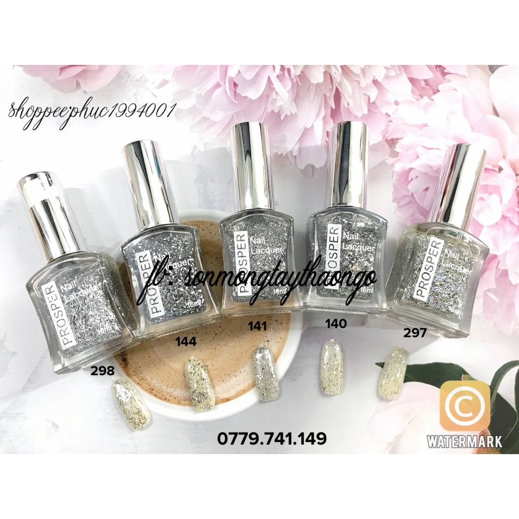 Sơn Móng Tay Prosper Silver 16ml (sơn thường)