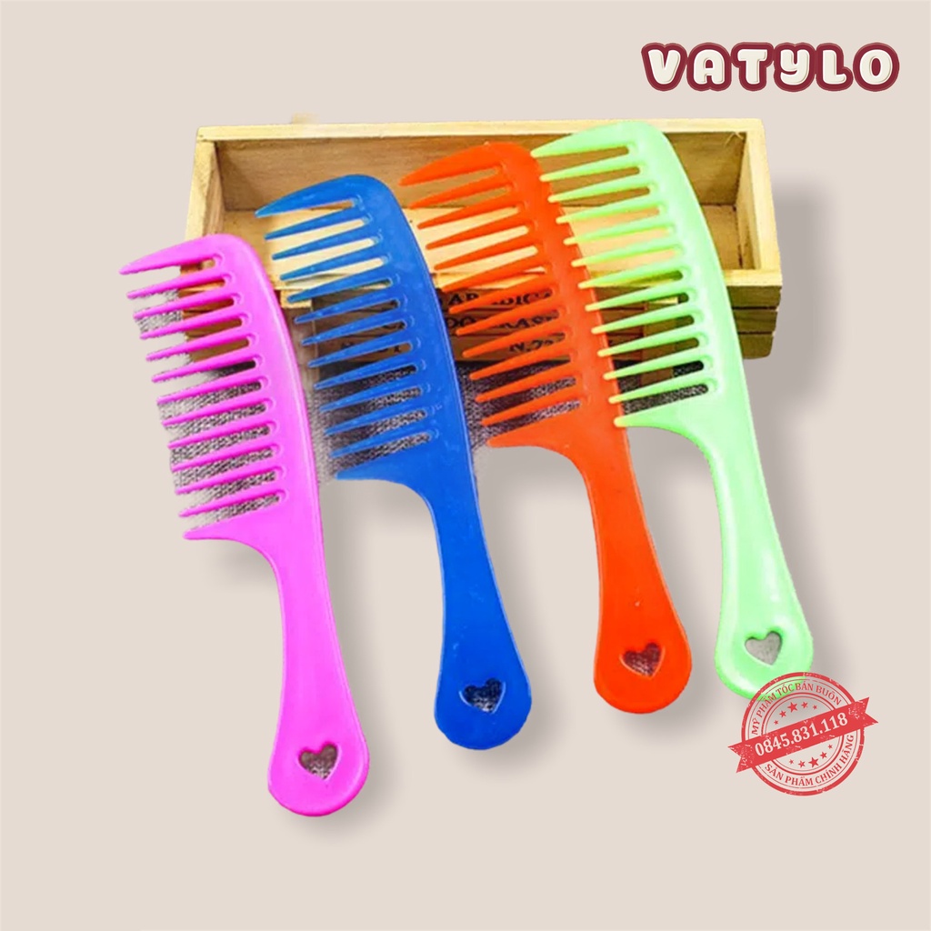 Lược răng thưa,răng to chải tóc xoăn, tóc rối DC11