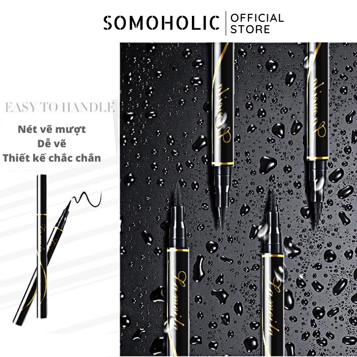 Bút kẻ mắt nước màu đen chống thấm nước không trôi không bị nhòe Lameila eyeliner Somoholic ELN2 | WebRaoVat - webraovat.net.vn