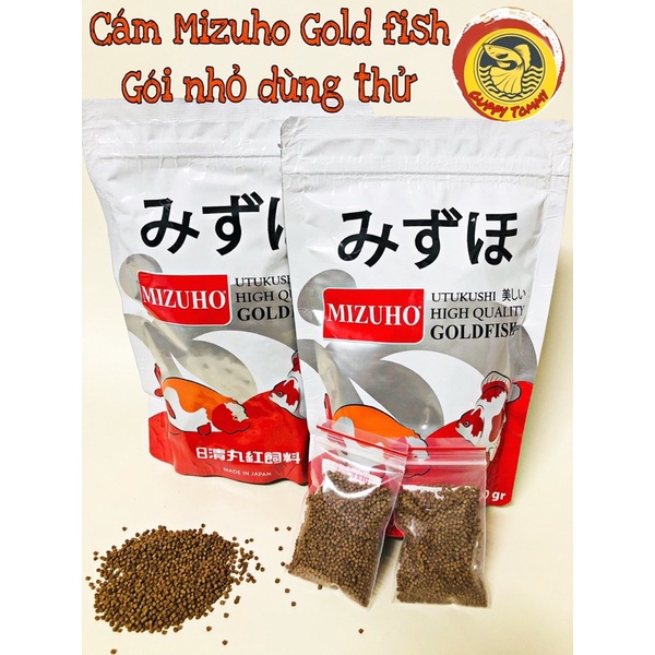 Thức Ăn MIZUHO GOLDFISH cho cá vàng - Cám Nhật gói 300 Gram - Hạt cám chìm