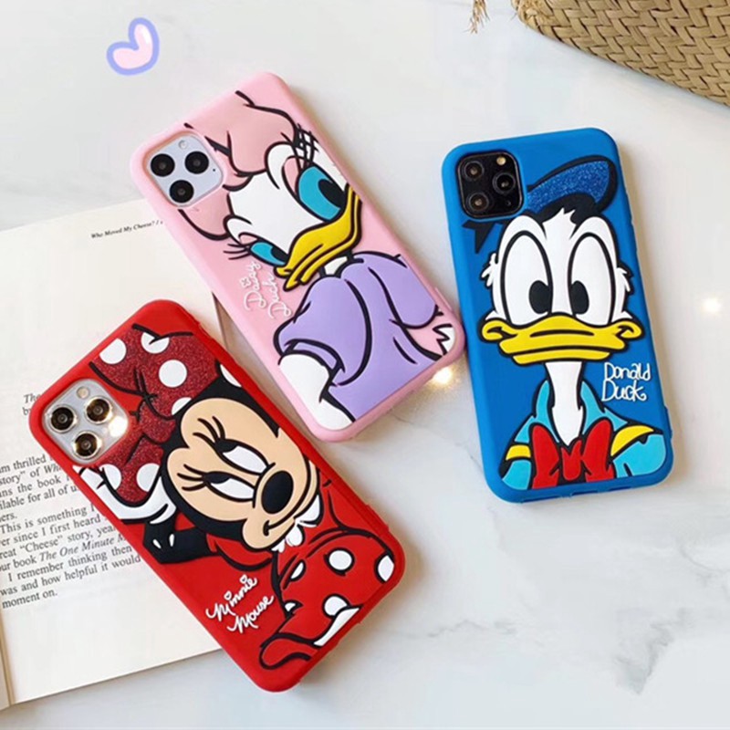 Ốp điện thoại silicon họa tiết Donald /Minnie/Daisy 3D dành cho iPhone 12 PRO MAX 11 Pro MAX X XS MAX XR 6 6s 7 8 Plus | BigBuy360 - bigbuy360.vn