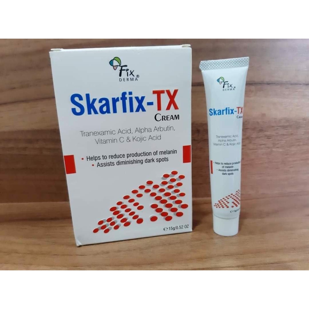 Kem Dưỡng Mờ Nám, Giảm Thâm,Tàn Nhang Fixderma Skarfix tx, Skarfix Plus Trắng da, giảm Thâm Nám15g, 30g