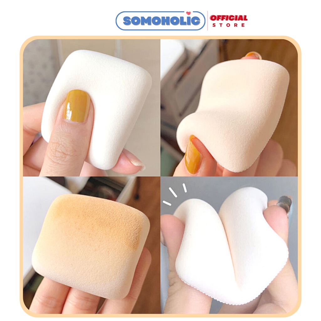 Mút trang điểm tán kem nền phấn nước siêu xịn siêu dày  BB Cushion Hàn Quốc Somoholic MT3