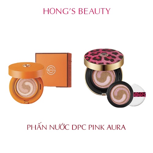 Phấn Nước DPC Pink A.ura Cushion SA SPF 50+ PA+++ Hàn Quốc - HONGS BEAUTY