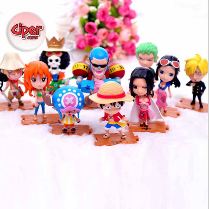 Bộ 10 Team mũ rơm - Mô hình One Piece