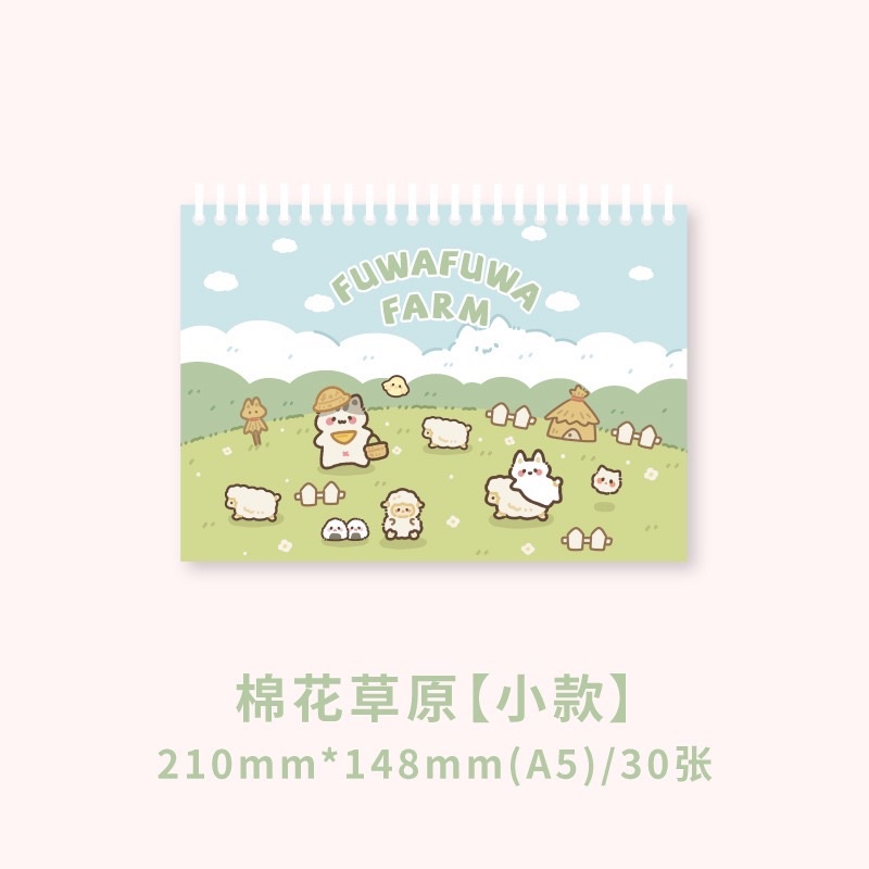 Sổ chiết và lưu trữ sticker, washi size A5/A4, có lò xo/ Sổ bảo quản hình dán washi tape