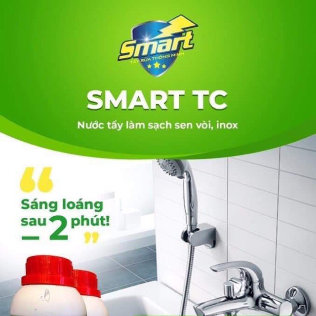 Tẩy rửa Inox, cặn Canxi Smart-TC 300ml