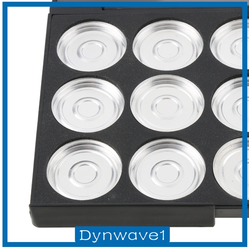 [DYNWAVE1] Empty Eyeshadow Blush Pigment Aluminum Palette Pans DIY Makeup Black Small