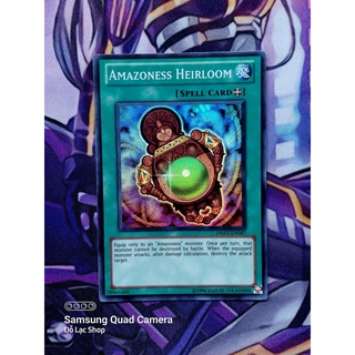 Thẻ bài mint90 yugioh spell amazoness heirloom - drev-en087 - super rare