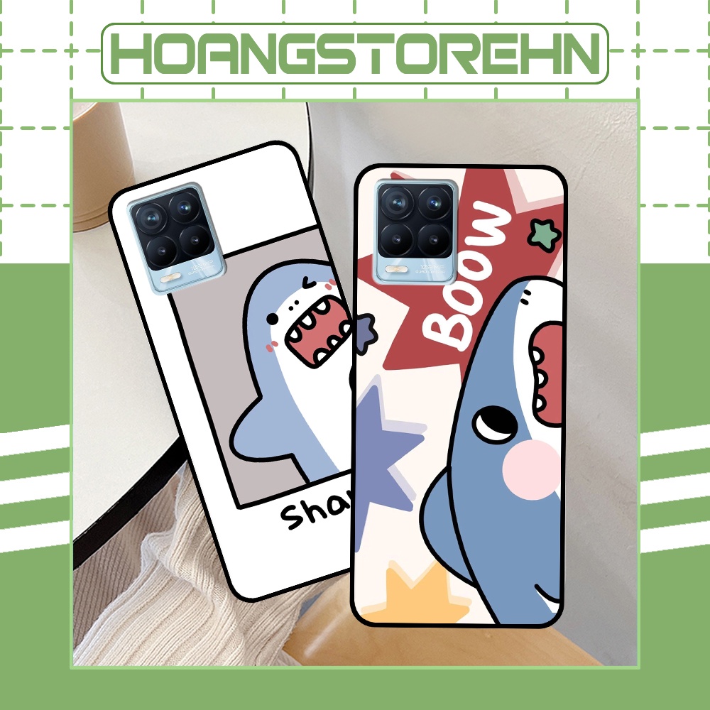Ốp Realme 8 / 8 Pro in hình cá mập, khủng long dễ thương, cute (T01 - T06)
