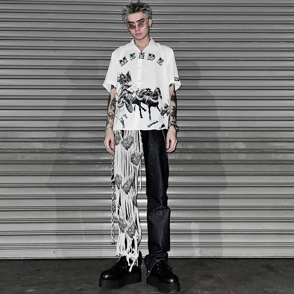 MENDE - Horseman Shirt - áo sơ mi tay ngắn MENDE chính hãng | BigBuy360 - bigbuy360.vn