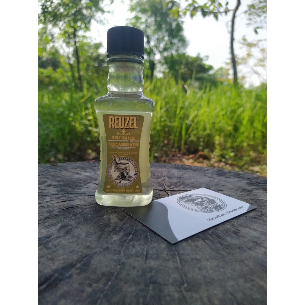 Dầu Gội - Xả - Tắm Reuzel 3 in 1 Tea Tree