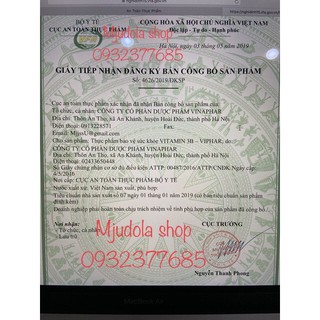 [CHÍNH HÀNG]Viên uống Vitamin 3B B1-B6-B12 (hộp 100 viên)