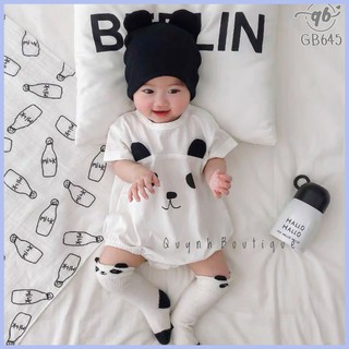 Body suit cho bé Body cho bé hoạ tiết gấu trúc 0-18M
