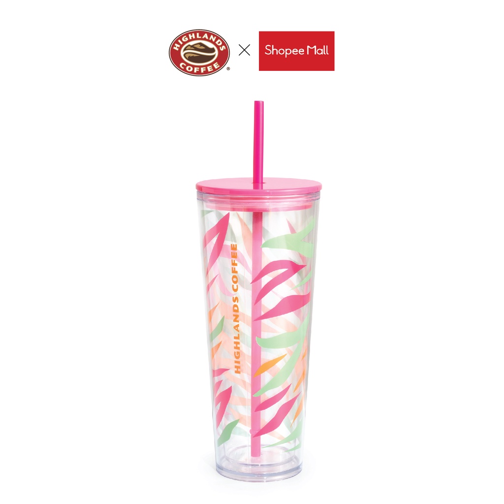 Ly nhựa có ống hút Tết Nhâm Dần Fes22 800ml