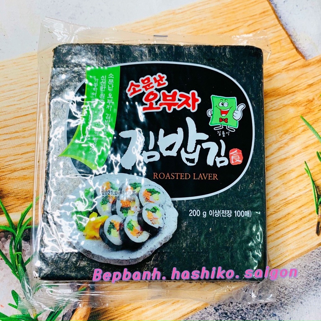 RONG BIỂN HÀN QUỐC CUỘN KIMBAP 100 LÁ SAMBUJA