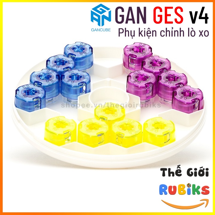 Bộ ốc Gan GES v4 Numberical phụ kiện cho các dòng Rubik GAN 354 M V2 / GAN 356 M / GAN Pyraminx M / GAN 356 RS / 11 Air