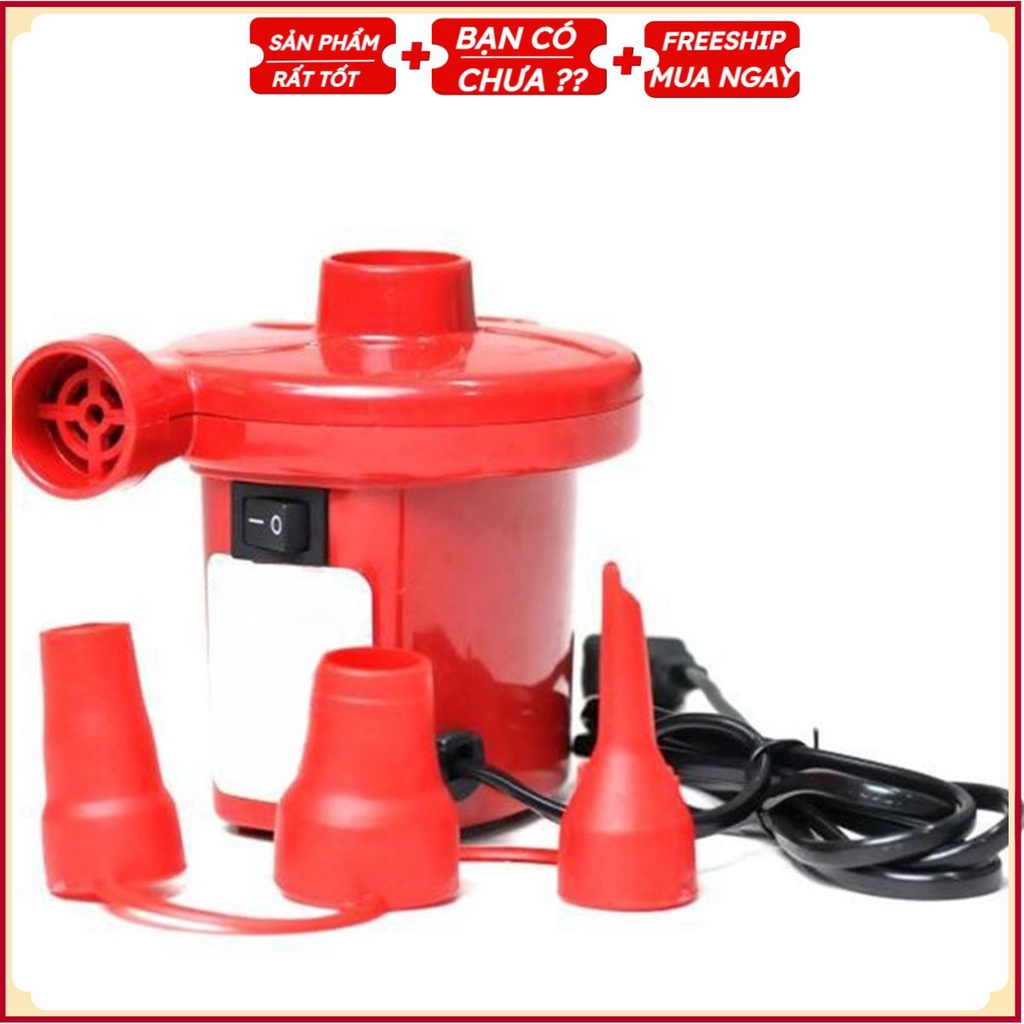 BƠM ĐIỆN Mini 2 Chiều Bơm Và Hút Chân Không - Bơm Bể, Phao Bơi, Ghế, Nệm Hơi Hút Túi Chân Không