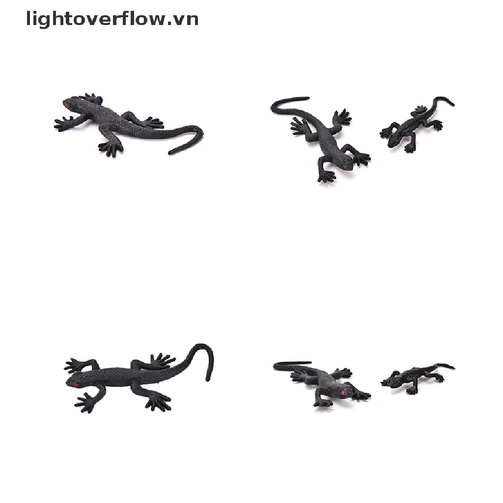 Bộ 2 Món Đồ Chơi Thằn Lằn Giả Bằng Nhựa Vui Nhộn Đồ Chơi Cuộc Sống Vui Nhộn Bằng Nhựa Bọ Cánh Cứng Vui Nhộn Độc Đáo