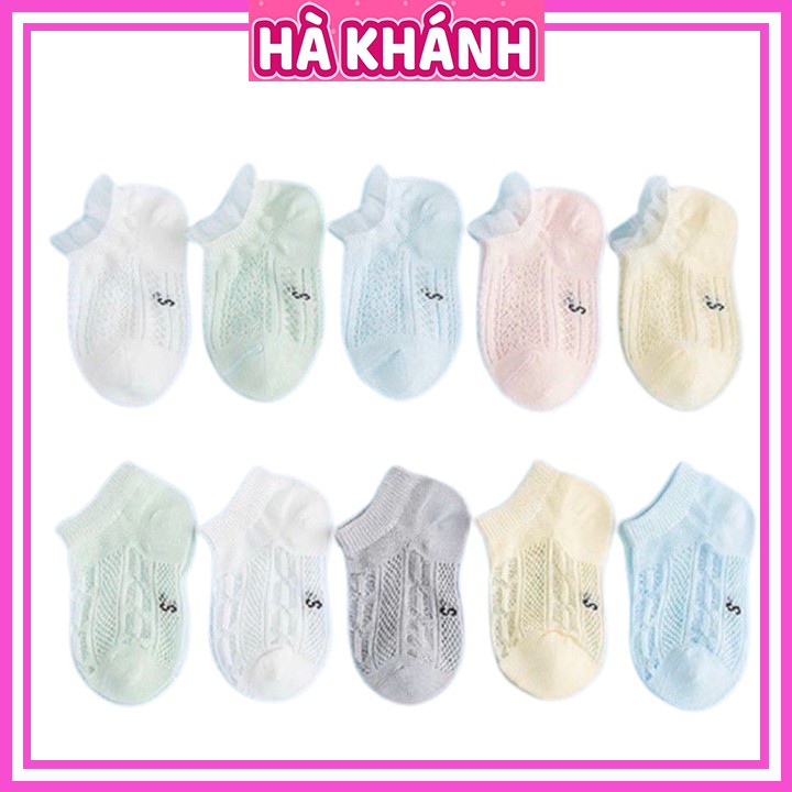 Set 5 đôi tất lưới bé trai và bé gái TAT01