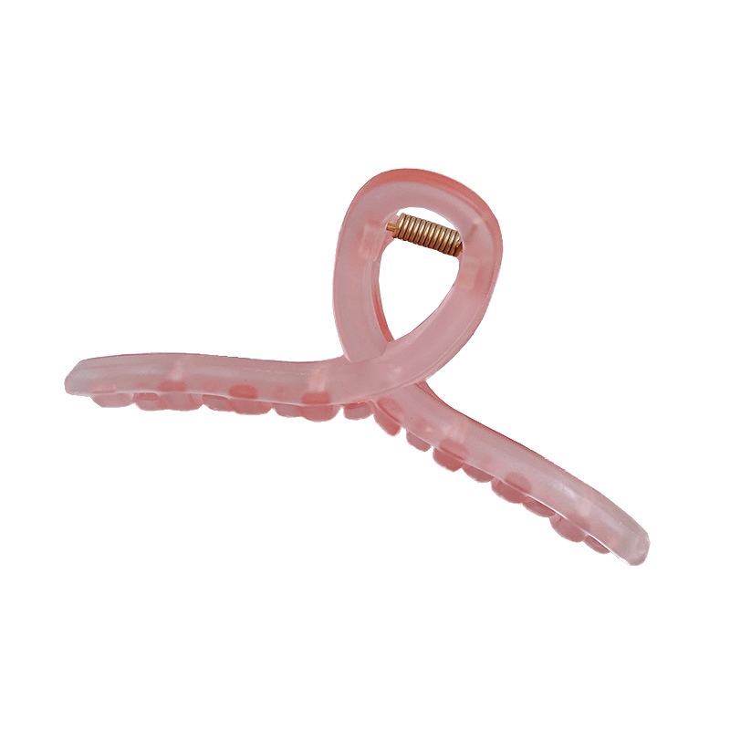 Phù Hợp Kẹp Tóc Càng Cua Bằng Acrylic Nhám Loại Lớn Phong Cách Hàn Quốc