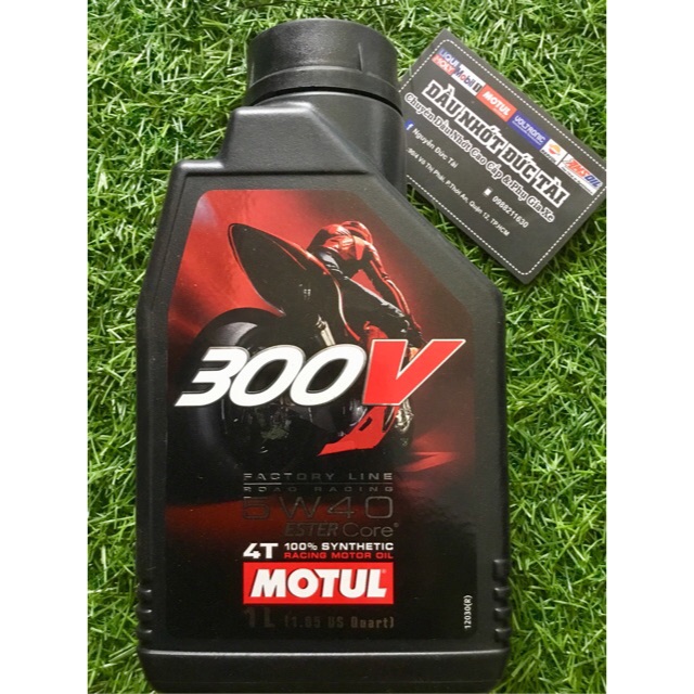 DT - ( tem 3 lớp )Nhớt Motul 300V Pháp Châu Âu 5W40