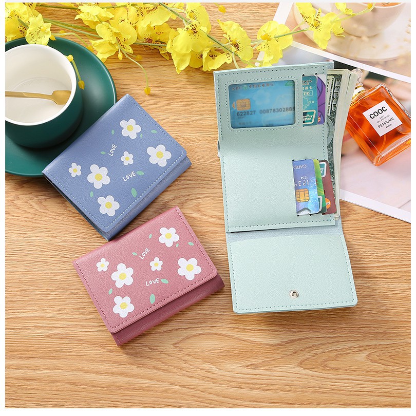 Ví nữ đẹp ngắn mini nhỏ thời trang cute dễ thương bỏ túi đựng tiền giá rẻ HYTACO VN05