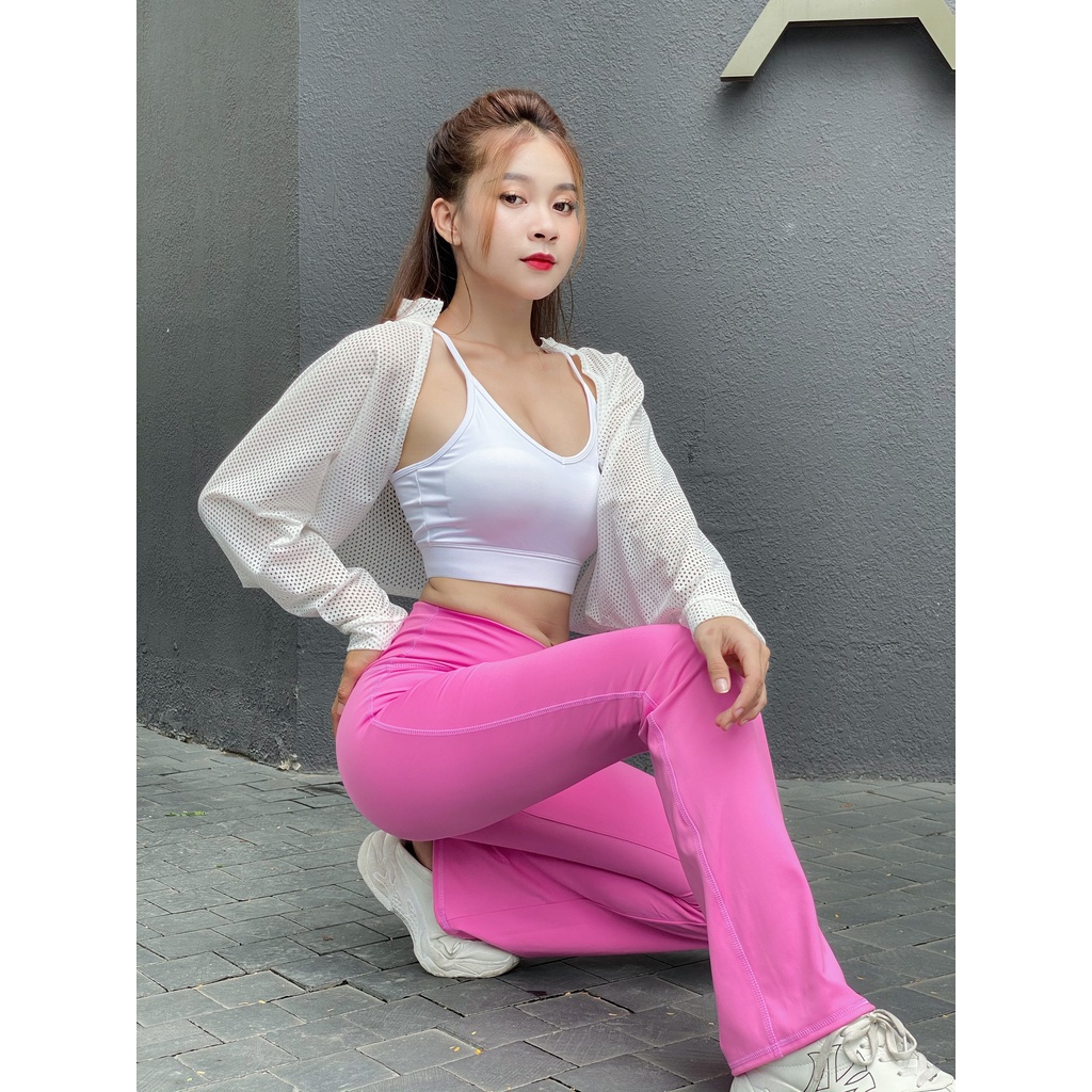 Áo Lưới Cánh Dơi Nữ Khoác Ngoài Đi Tập Gym, Yoga