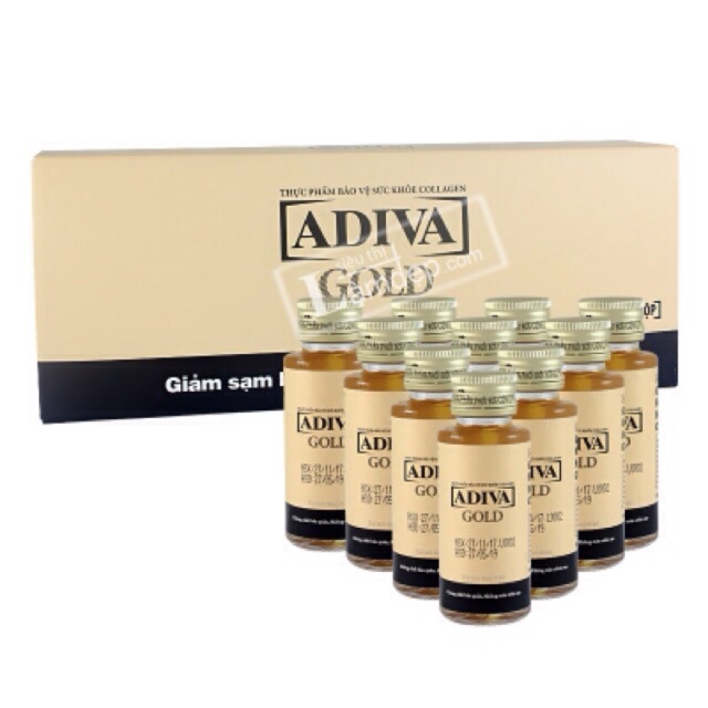 [Mã 77FMCGSALE giảm 8% đơn 500K] (CHÍNH HÃNG) 01 hộp GOLD ADIVA COLLAGEN THẾ HỆ MỚI (14 lọ/ hộp) | WebRaoVat - webraovat.net.vn