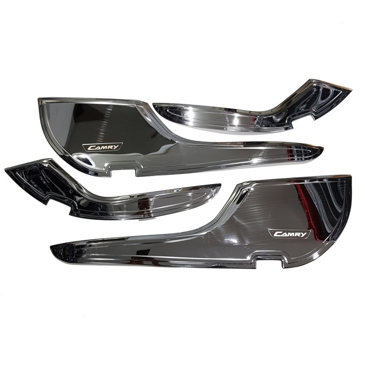 Bộ ốp Titan Tapli, Táp li cửa Toyota Camry 2019-2020 - vân titan Hàng cao cấp