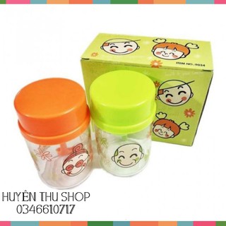 Bộ 2 lọ thủy tinh đựng gia vị