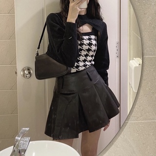 (HÀNG SẴN) SET ÁO CROPTOP LEN TRÁM RỜI