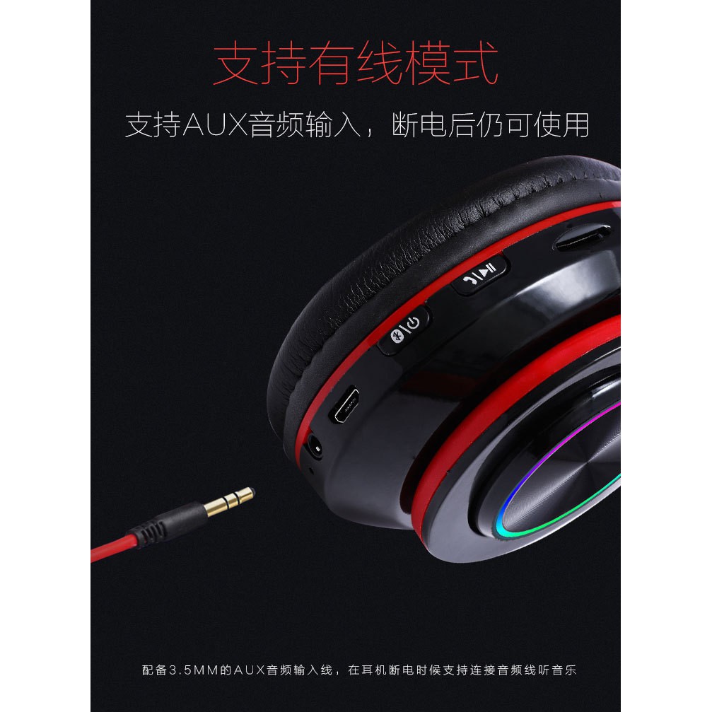 Tai Nghe Bluetooth ❤️FREESHIP❤️Tai Nghe Chụp Tai Có Mic B39 Headphone Bluetooth Dễ Thương Âm Thanh Nổi Hifi Bass Mạnh Mẽ