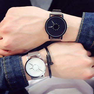 Đồng Hồ Nam NOS Dây Thép Lụa, Mặt Tròn Phong Cách Cuốn Hút - HÀNG CHÍNH HÃNG