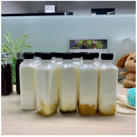 Combo 30 chai nhựa, lọ nhựa đựng trà sữa, đựng nước ép 330ml
