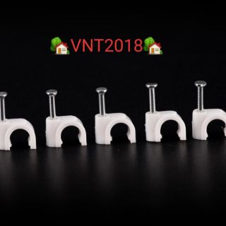 Nẹp cố định dây điện 6mm